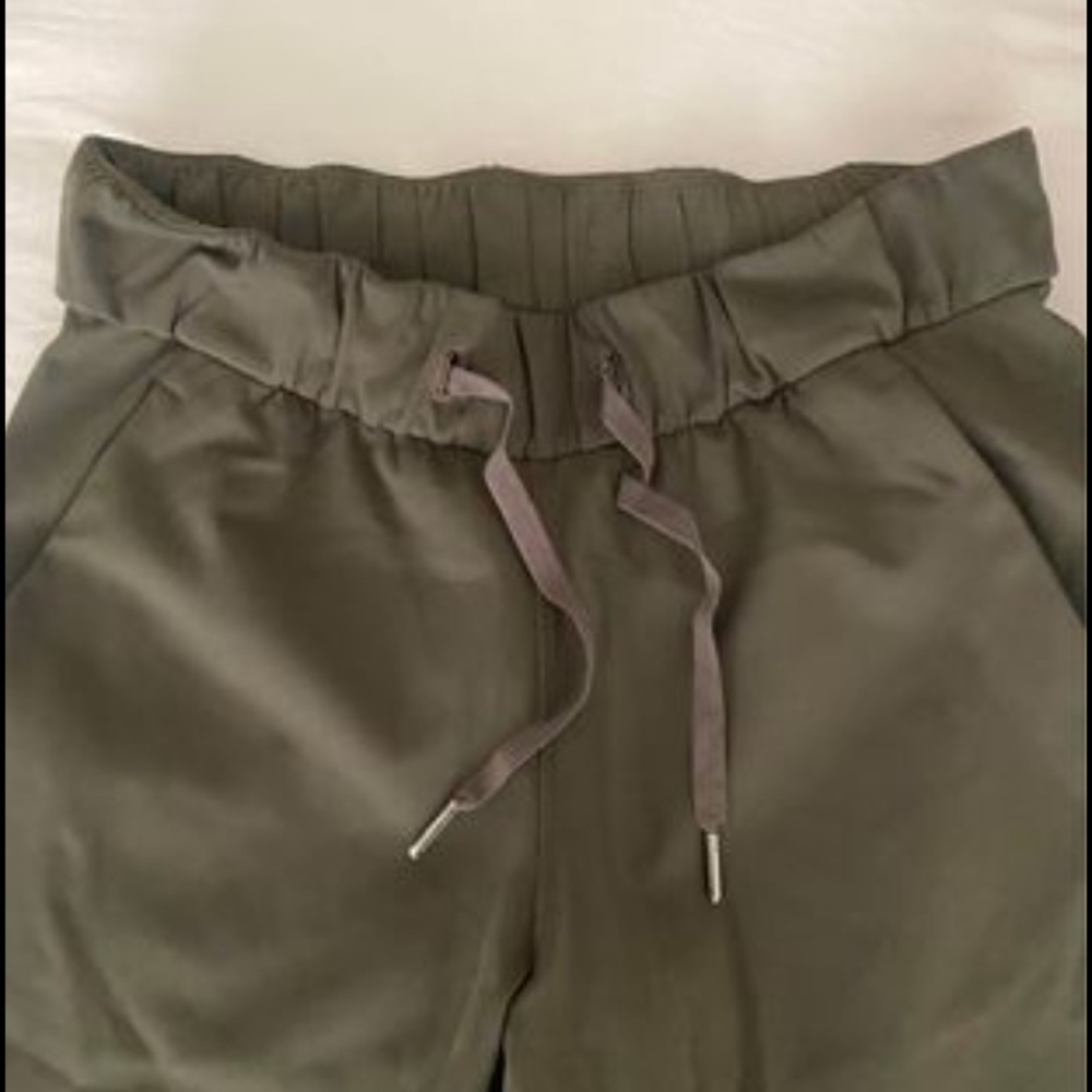 Army green lululemon jogger